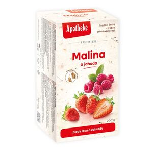 Apotheke Malina a jahoda nálevové sáčky 20x2 g obraz