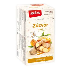 Apotheke Zázvor a med čaj nálevové sáčky 20x2 g obraz