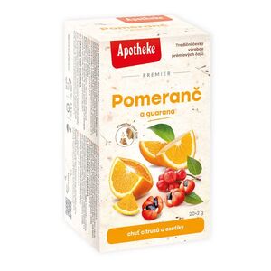 Apotheke Pomeranč a guarana čaj nálevové sáčky 20x2 g obraz
