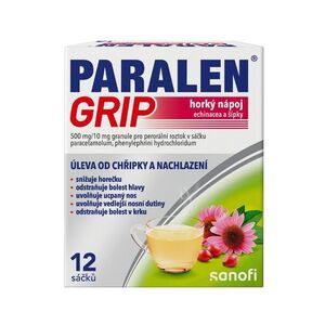 Paralen Grip Horký nápoj echinacea a šípky 12 sáčků obraz