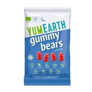 YumEarth BIO Ovocní želé medvídci s příchutí granátového jablka 50 g obraz