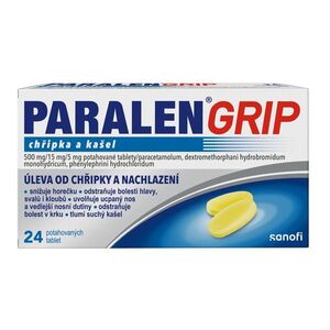 Paralen Grip Chřipka a kašel 24 tablet obraz