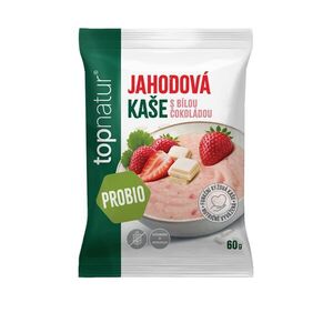 Topnatur Probio jahoda a bílá čokoláda kaše 60 g obraz