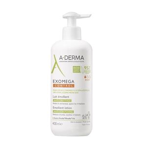 A-Derma Exomega Control Emolienční mléko pro suchou kůži se sklonem k atopii 400 ml obraz