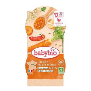 Babybio Zelenina s kuřetem a quinoa 2x200 g obraz