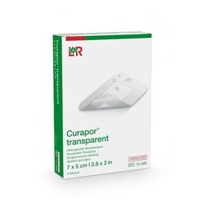 Curapor Transparent náplast sterilní 7 x 5 cm 5 ks obraz