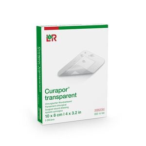 Curapor Transparent náplast sterilní 10 x 8 cm 5 ks obraz