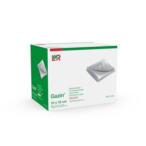 Gazin Gázová komprese hydrofilní sterilní 10 x 10 cm 100 ks obraz