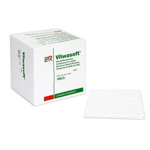 Vliwasoft Komprese z netkané textilie nesterilní 7, 5 x 7, 5 cm 100 ks obraz