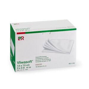 Vliwasoft Komprese z netkané textilie sterilní 7, 5 x 7, 5 cm 150 ks obraz