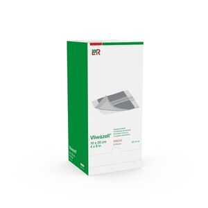 Vliwazell Komprese s vysokou absorpční schopností sterilní 10 x 20 cm 30 ks obraz
