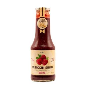 Nature Notea Babiččin sirup ovocný Malina 500 ml obraz