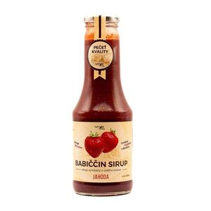 Nature Notea Babiččin sirup ovocný Jahoda 500 ml obraz