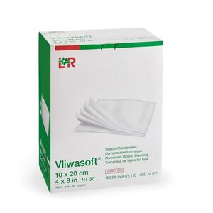 Vliwasoft Komprese z netkané textilie sterilní 10 x 20 cm 150 ks obraz