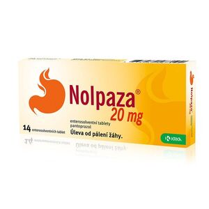 Nolpaza 20 mg 14 tablet obraz