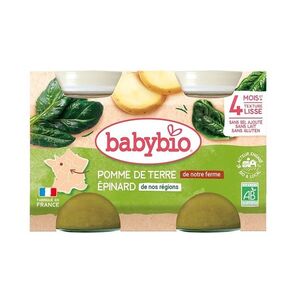 Babybio Brambory se špenátem 2x130 g obraz