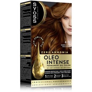 Syoss Oleo Intense Barva na vlasy 6-76 teplá měděná 50 ml obraz