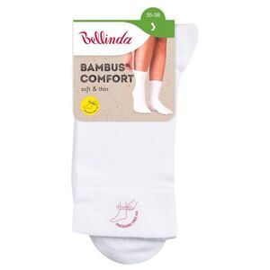 Bellinda BAMBUS Comfort vel. 35–38 dámské ponožky bílé obraz