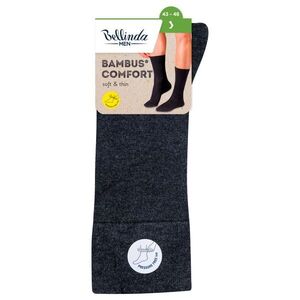 Bellinda BAMBUS Comfort vel. 43–46 pánské ponožky šedé obraz