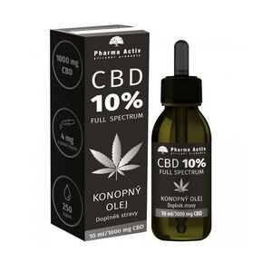 Pharma Activ Konopný olej CBD 10% 1000 mg 10 ml obraz
