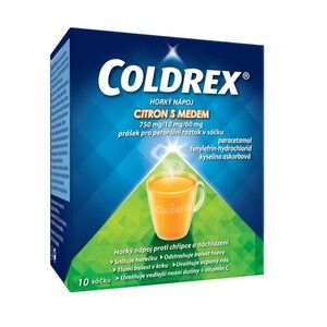 Coldrex Horký nápoj Citron s medem 10 sáčků obraz