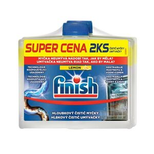 Finish Čistič myčky lemon sparkle 2x250 ml obraz