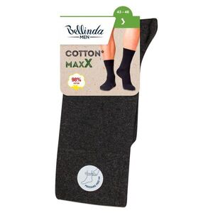 Bellinda COTTON MAXX vel. 42/46 pánské ponožky 1 pár šedé obraz