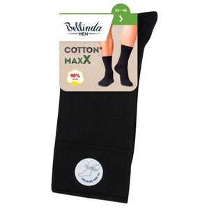 Bellinda COTTON MAXX vel. 43/46 pánské ponožky 1 pár černé obraz