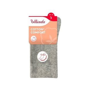 Bellinda Cotton Comfort vel. 39/42 dámské klasické ponožky 1 pár šedé obraz