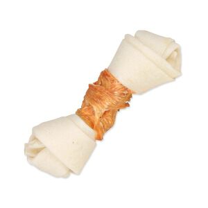 Trixie Pochoutka DentaFun buvolí kůže obalená kuřecím kost 11 cm 70 g 2 ks obraz
