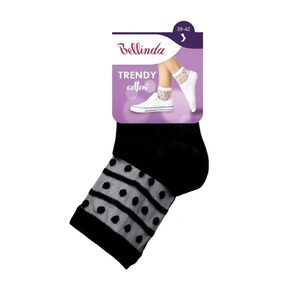 Bellinda TRENDY COTTON vel. 39/42 dámské ponožky 1 pár černé obraz