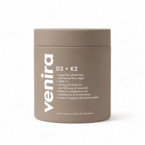 Venira Vitamin D3 + K2 1000 I.U. 80 kapslí obraz
