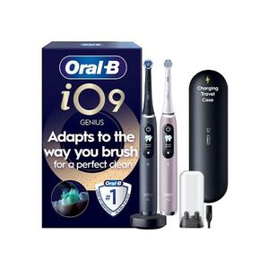 Oral-B iO9 Series Duo Black/Rose elektrický zubní kartáček 2 ks obraz