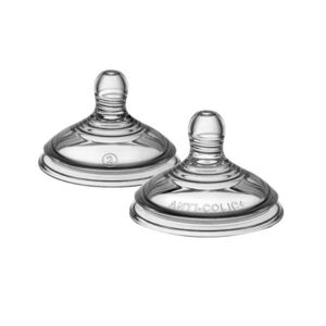 Tommee Tippee Advanced Anti-Colic Savička na lahev Střední průtok 3m+ náhradní savička 2 ks obraz