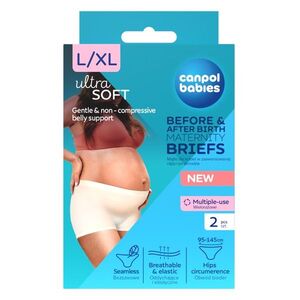 Canpol babies Těhotenské a poporodní kalhotky 2v1 L/XL 2 ks obraz