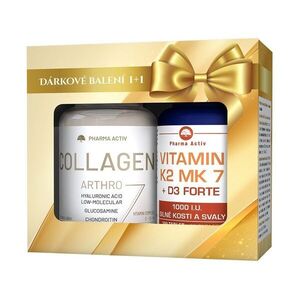 Pharma Activ Collagen Arthro + Vitamin K2 MK7 + D3 Forte 90 tablet + 125 tablet obraz