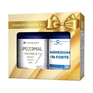 Pharma Activ Magnesium + B6 Forte Lipozomal + Vitamín C 1000 mg Lipozomal 60 tobolek + 60 tobolek obraz
