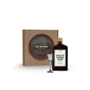 Dr. Svatek MALTOFERROCHIN sladové víno se železem 500 ml + dárek obraz