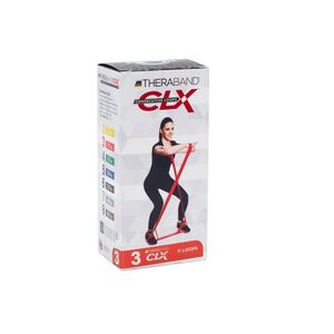 Thera-Band CLX, červený, středně silný obraz