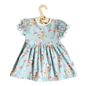 Baby Nellys Bavlněné šatičky s ozdobným rukávkem Koala, , sv. modré, vel. 80 vel. 80 obraz