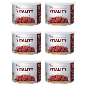 Akinu VITALITY Hovězí jemně krájená svalovina konzerva pro psy 6 x 200 g obraz