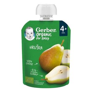 Gerber Organic Kapsička Hruška 100% BIO 90 g obraz