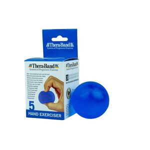 Thera-Band Hand Exerciser - posilovač rukou gelová kulička, modrá - tvrdá obraz