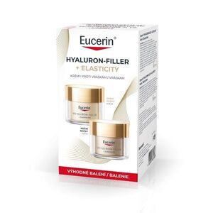 Eucerin Hyaluron-Filler + Elasticity denní a noční krém 2x50 ml obraz