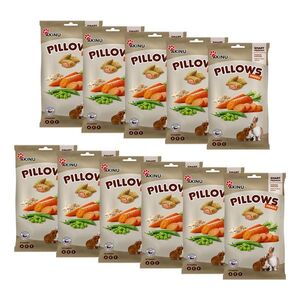 Akinu PILLOWS Polštářky s mrkví pamlsek pro hlodavce 11 x 40 g obraz