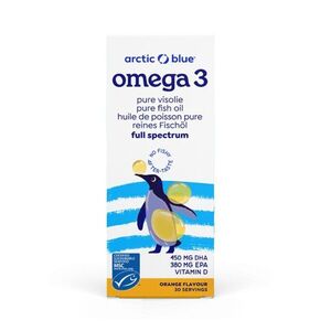 Arctic Blue Kids Omega 3 450 mg DHA + 380 mg EPA + vitamin D 150 ml obraz