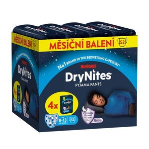 HUGGIES DryNites Natahovací kalhotky pro chlapce 8–13 let 30–48 kg JUMBO 4x13 ks obraz