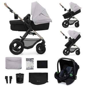 Kinderkraft Kočárek kombinovaný Moov 2 Air 3v1 Moonlight Grey obraz