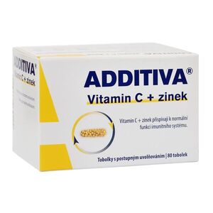 Additiva Vitamín C + zinek 80 tobolek obraz
