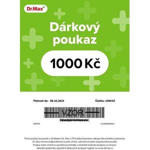 Dr. Max poukázka 1000 obraz